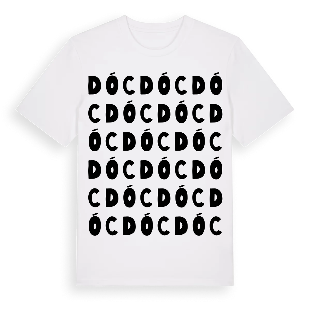 Dóc ordlek t-shirt – White, i miljö