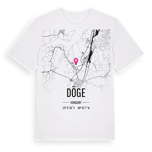 Döge karta t-shirt – ekologisk bomull t-shirt från Pinshirt