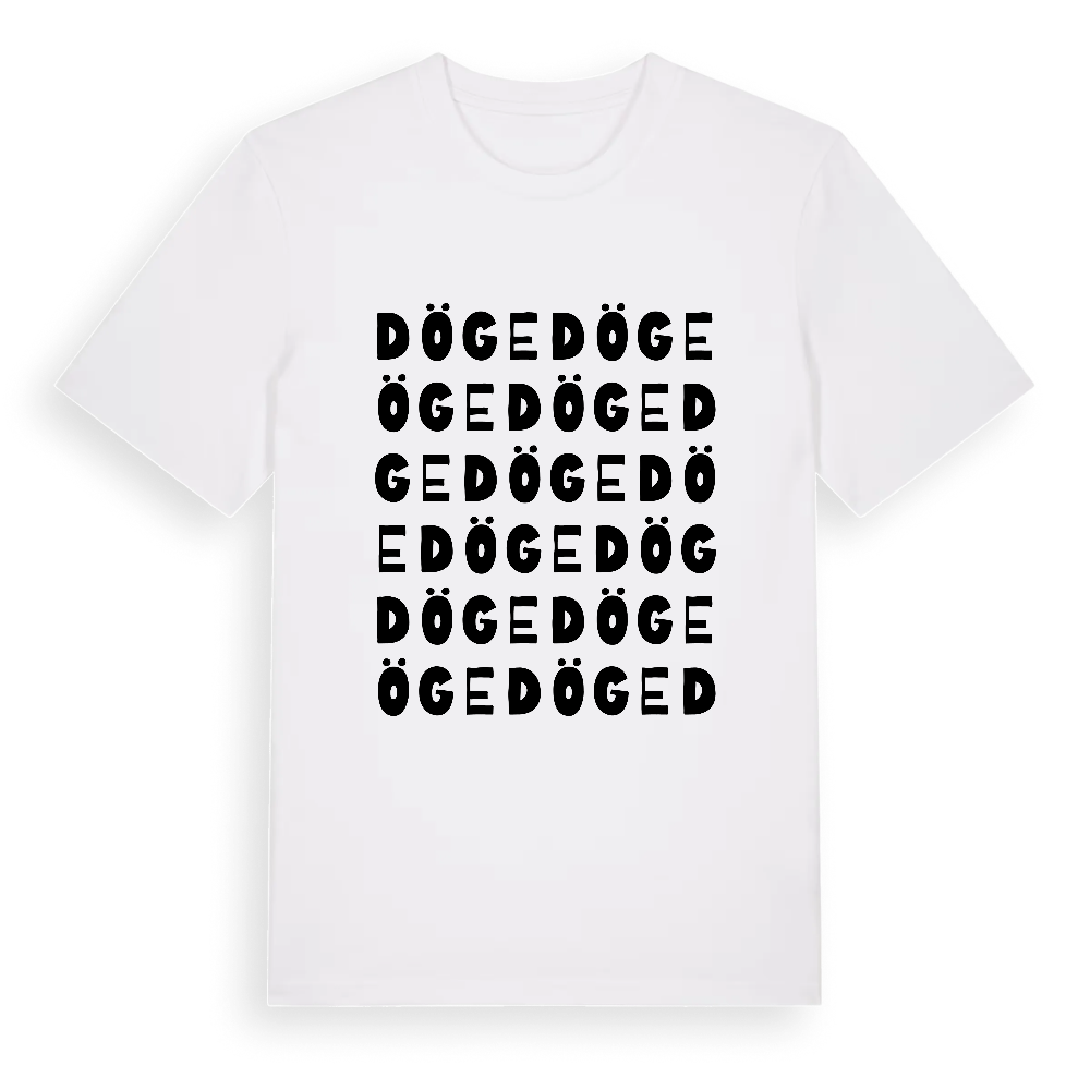 Döge ordlek t-shirt – White, i miljö
