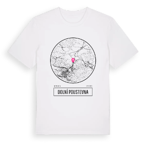 Dolní Poustevna t-shirt – ekologisk bomull t-shirt från Pinshirt