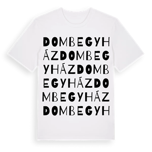 Dombegyház ordlek t-shirt – ekologisk bomull t-shirt från Pinshirt