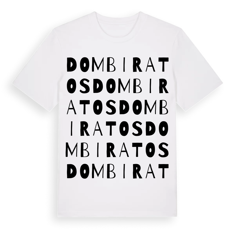 Dombiratos ordlek t-shirt – White, i miljö