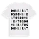 Dombiratos ordlek t-shirt