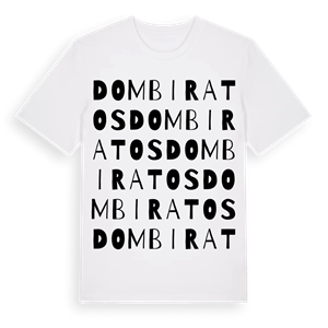 Dombiratos ordlek t-shirt – ekologisk bomull t-shirt från Pinshirt