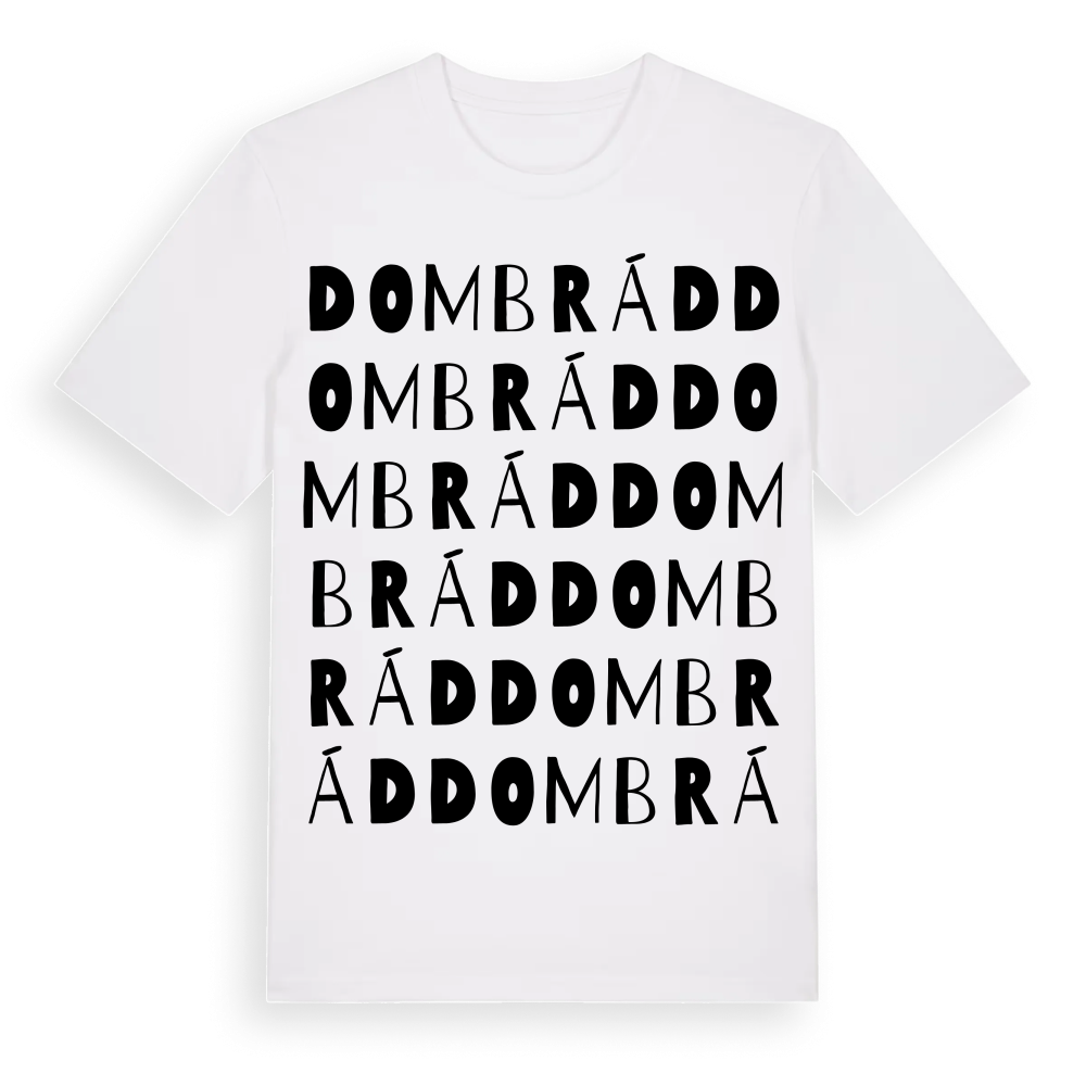 Dombrád ordlek t-shirt – White, i miljö