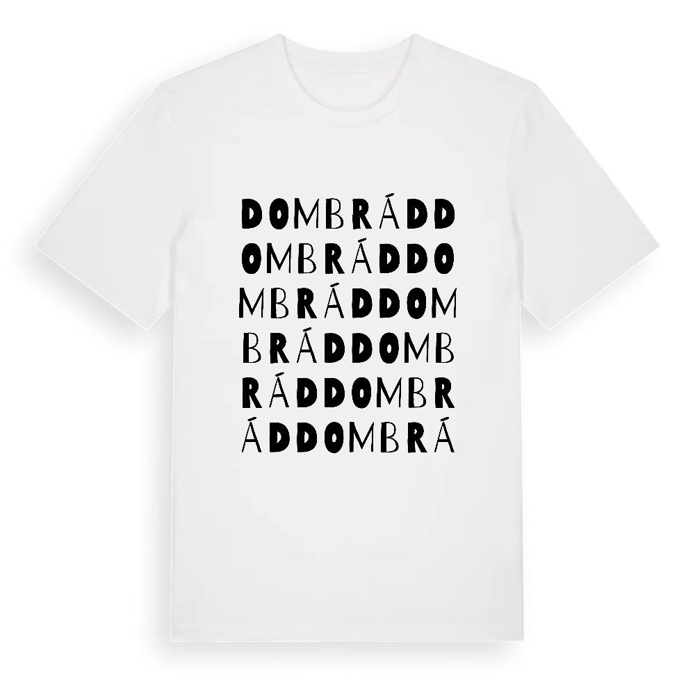 Dombrád ordlek t-shirt – White, i miljö