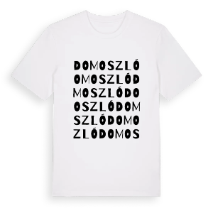 Domoszló ordlek t-shirt – ekologisk bomull t-shirt från Pinshirt