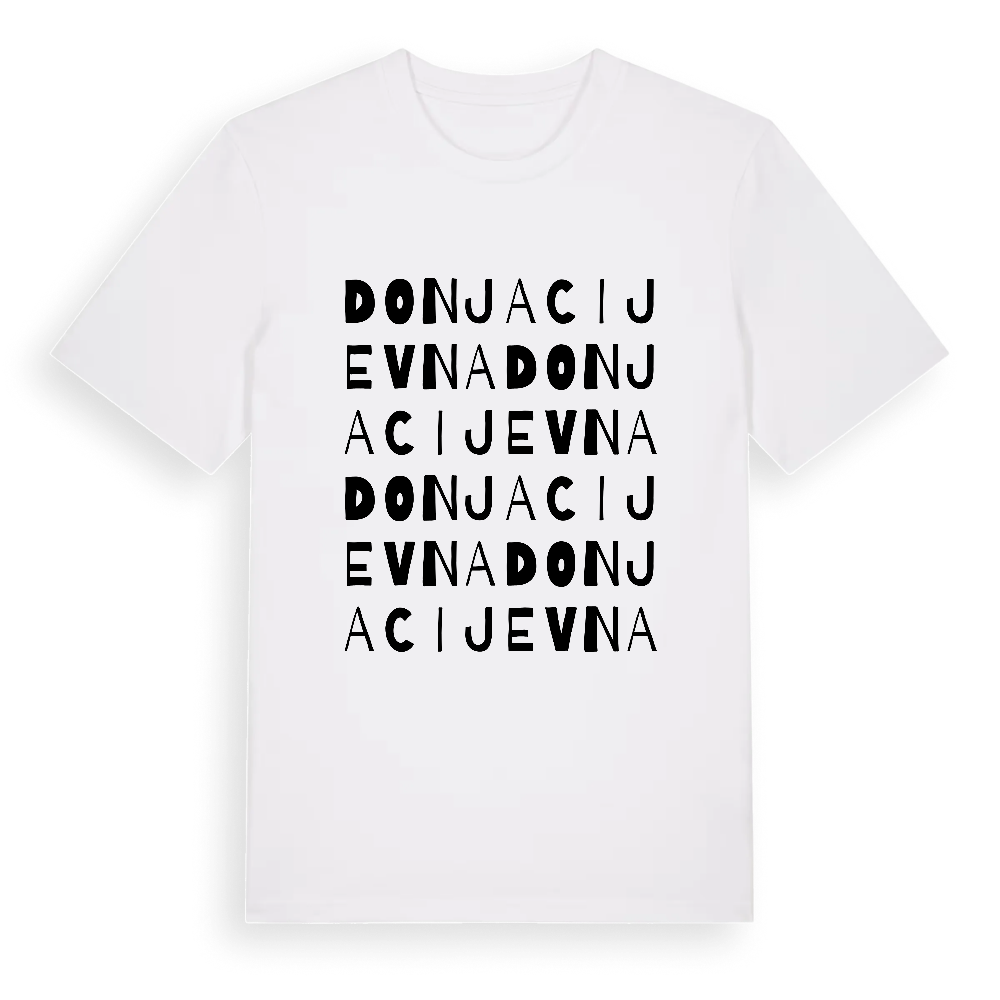 Donja Cijevna ordlek t-shirt – White, i miljö