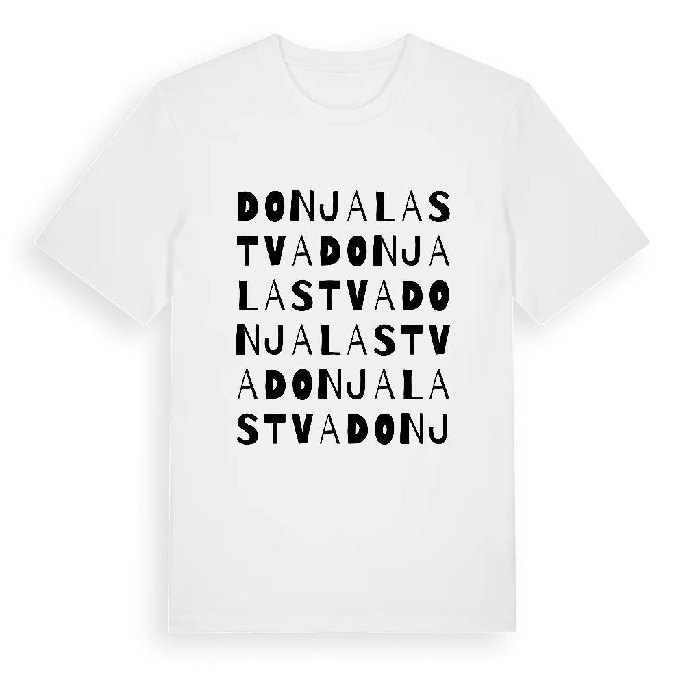 Donja Lastva ordlek t-shirt – White, i miljö