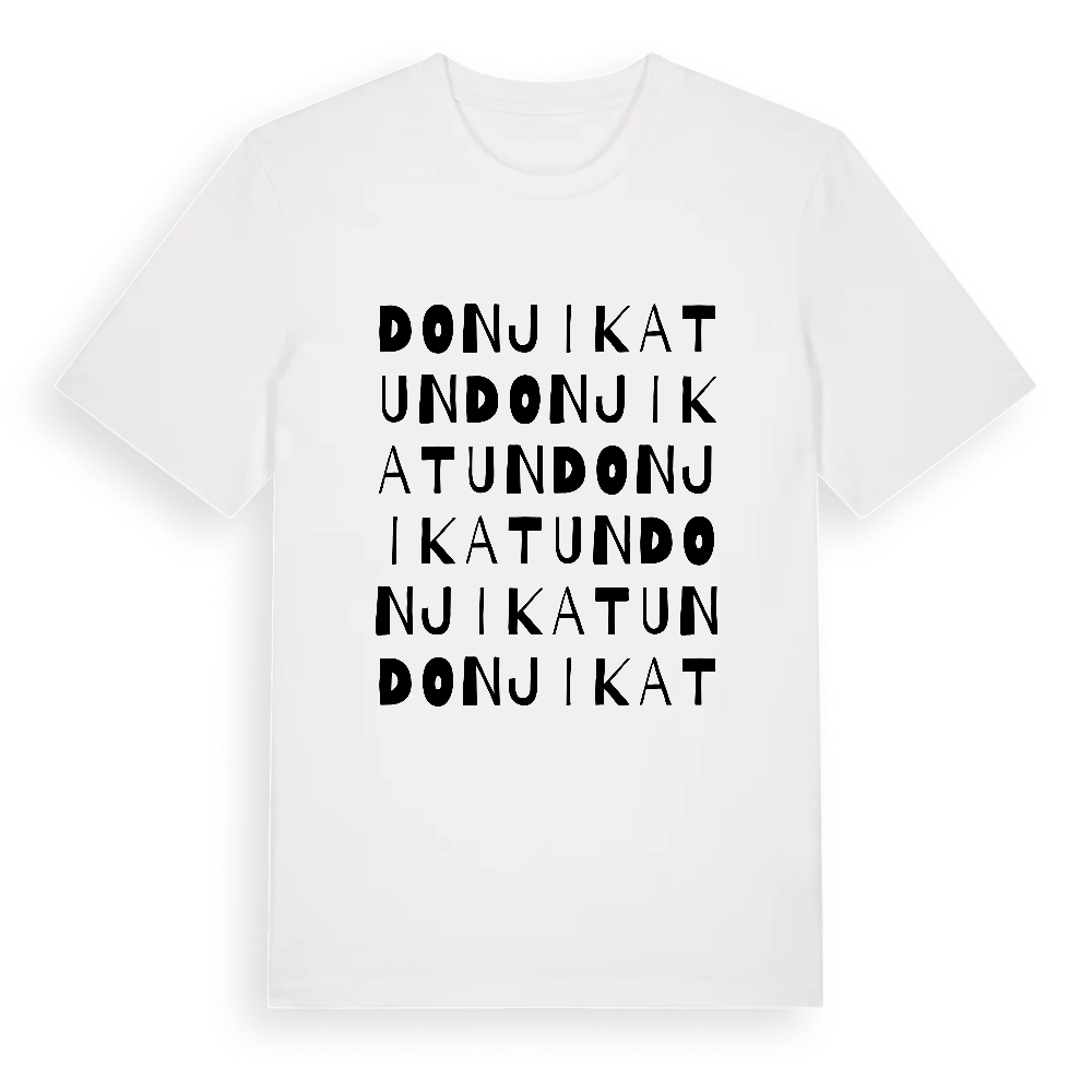 Donji Katun ordlek t-shirt – White, i miljö