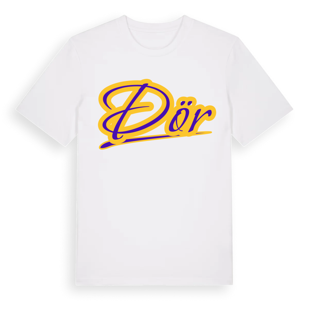 Dör baseball t-shirt – White, i miljö