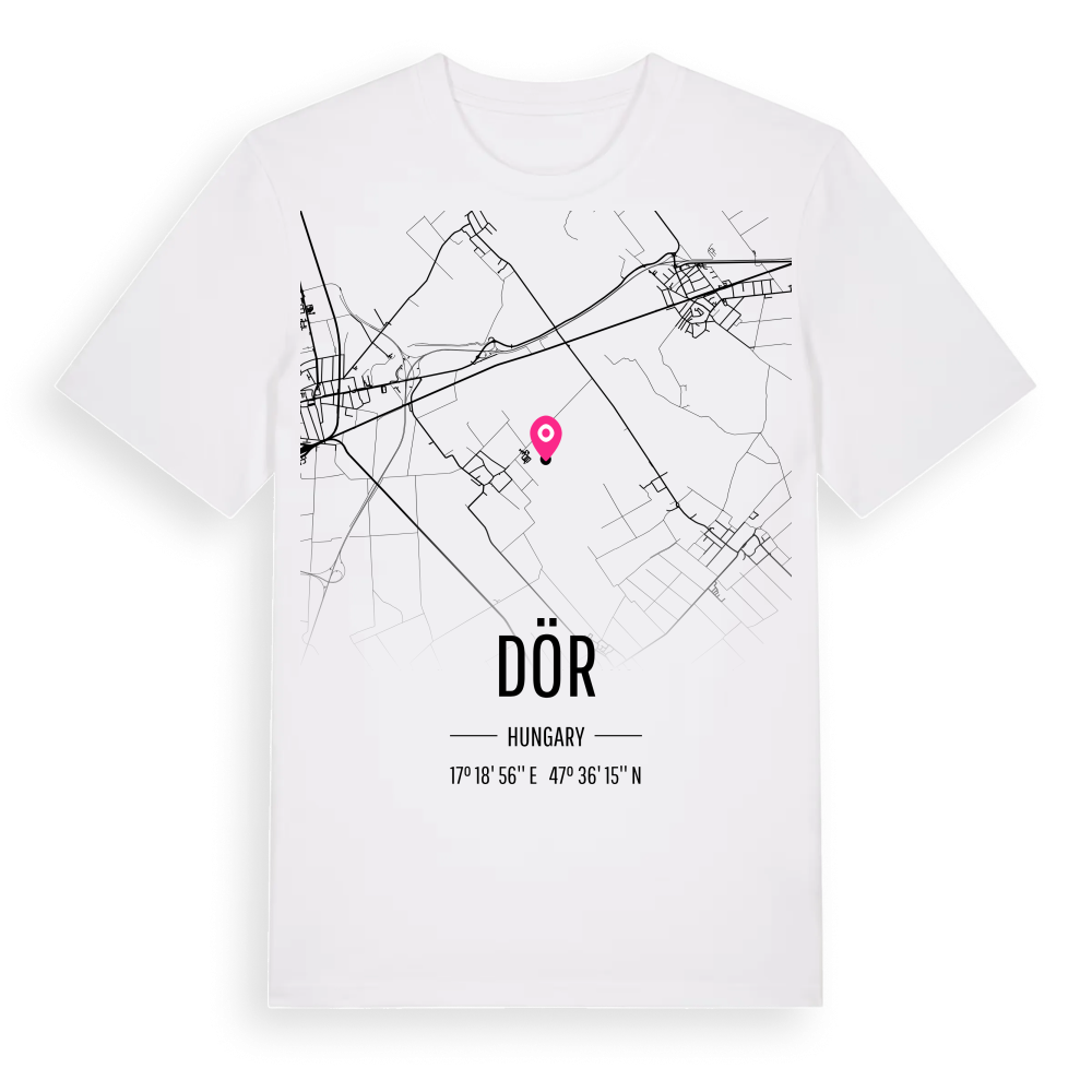 Dör karta t-shirt – White, i miljö