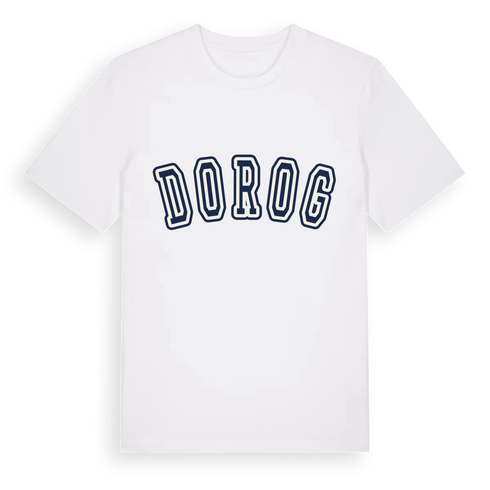 Dorog college t-shirt – White, i miljö