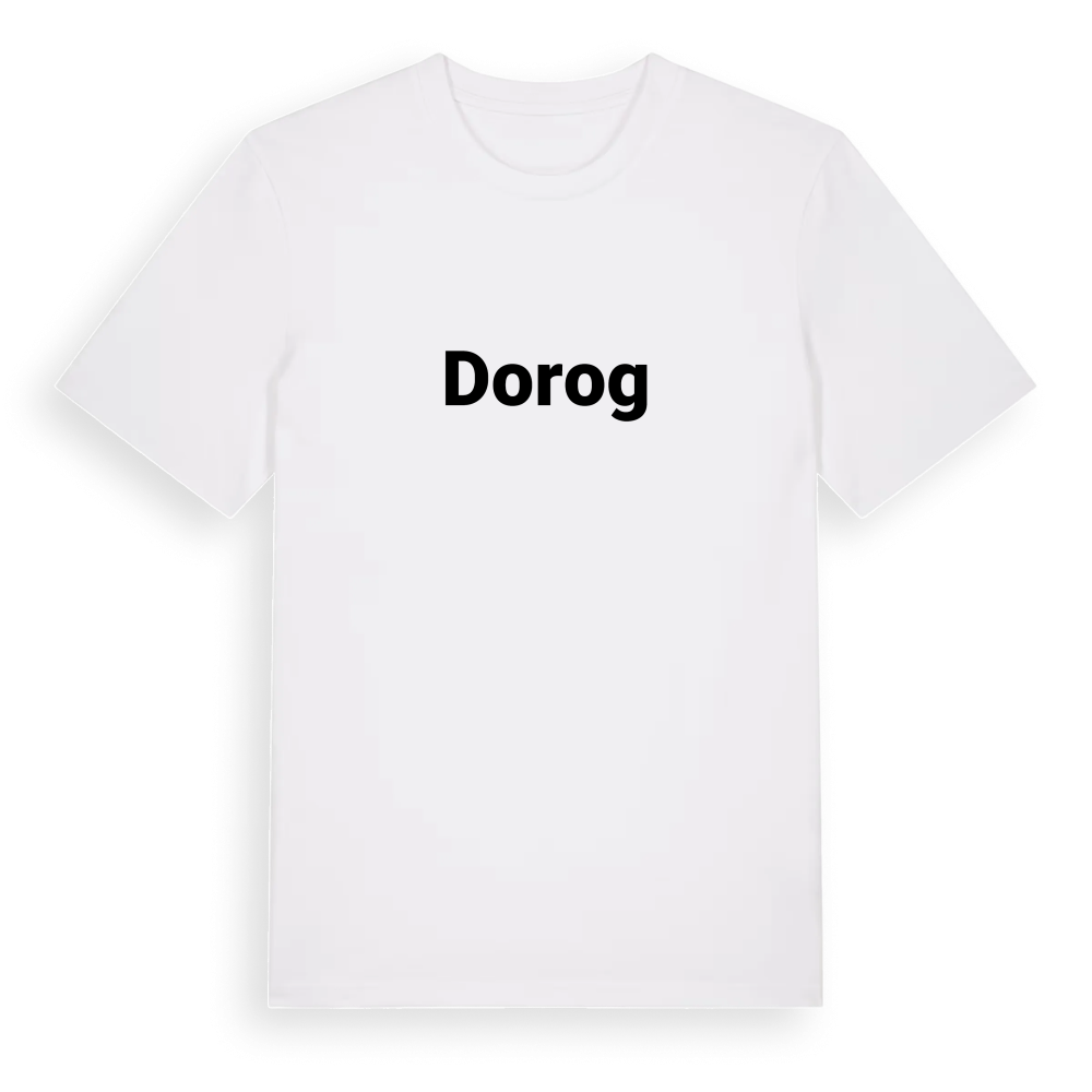 Dorog fetstil t-shirt – White, i miljö