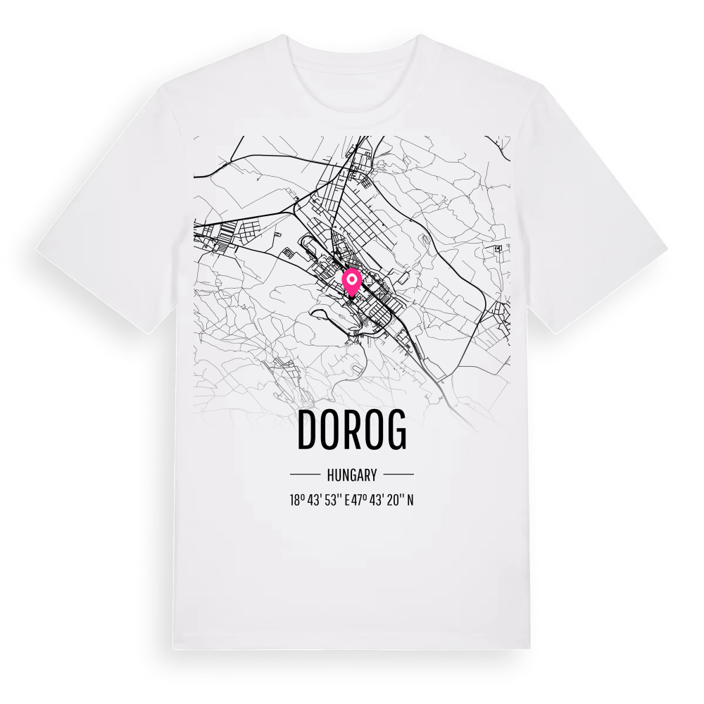 Dorog karta t-shirt – White, i miljö