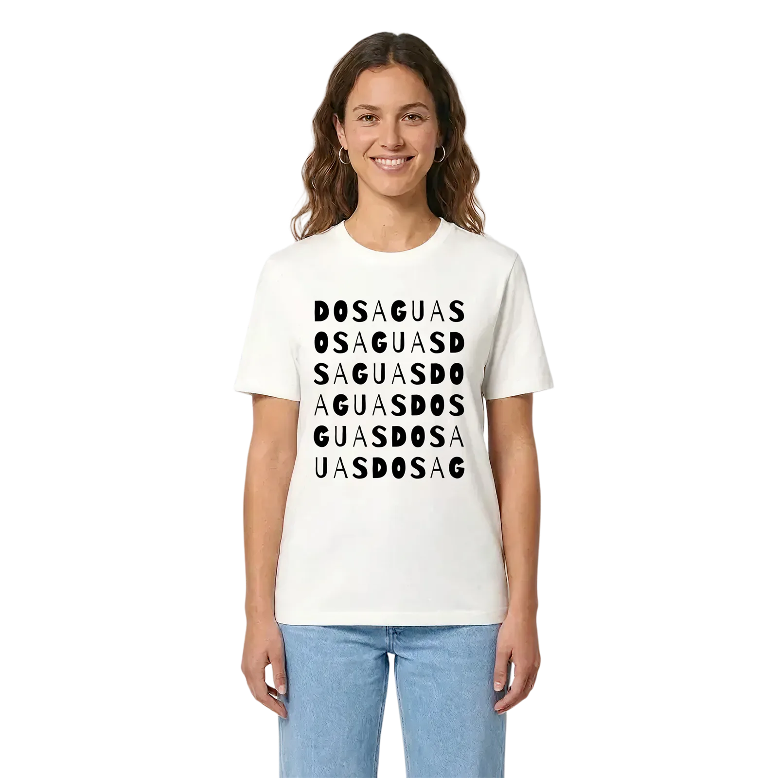 Dos Aguas ordlek t-shirt – White, i miljö