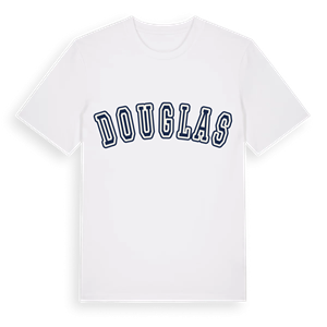Douglas college t-shirt – ekologisk bomull t-shirt från Pinshirt