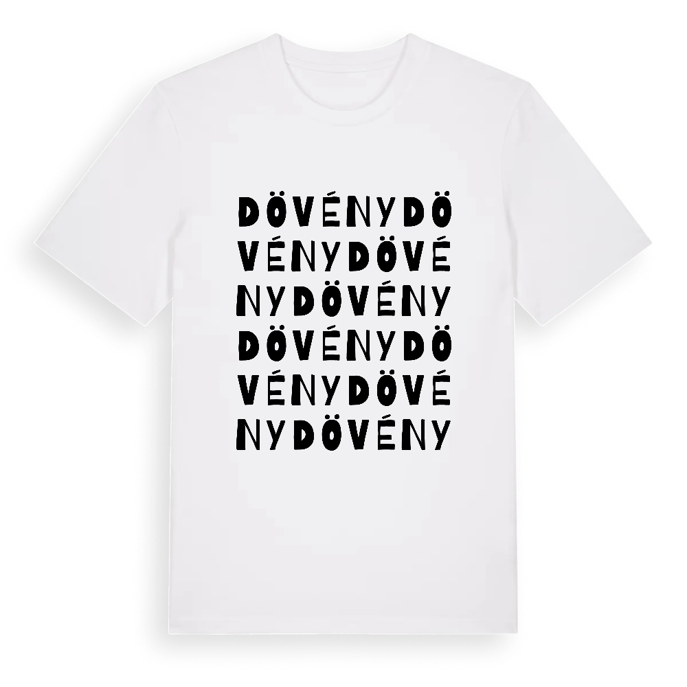 Dövény ordlek t-shirt – White, i miljö