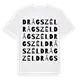 Drágszél ordlek t-shirt