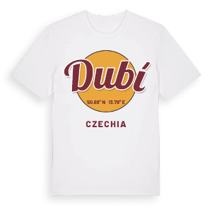 Dubí cirkel t-shirt – ekologisk bomull t-shirt från Pinshirt