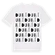 Dubí ordlek t-shirt