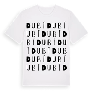 Dubí ordlek t-shirt – ekologisk bomull t-shirt från Pinshirt