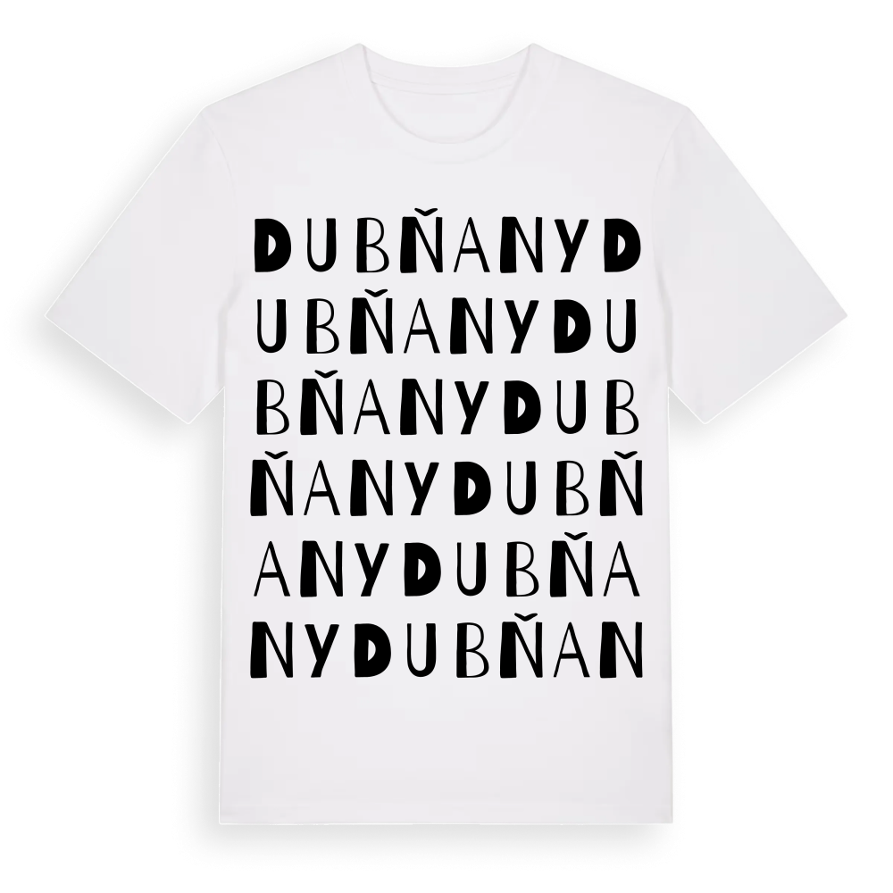 Dubňany ordlek t-shirt – White, i miljö