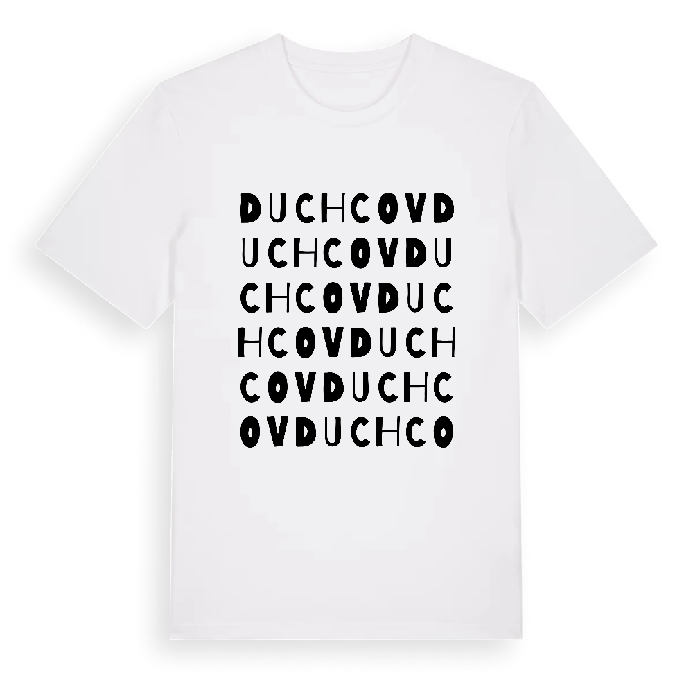 Duchcov ordlek t-shirt – White, i miljö