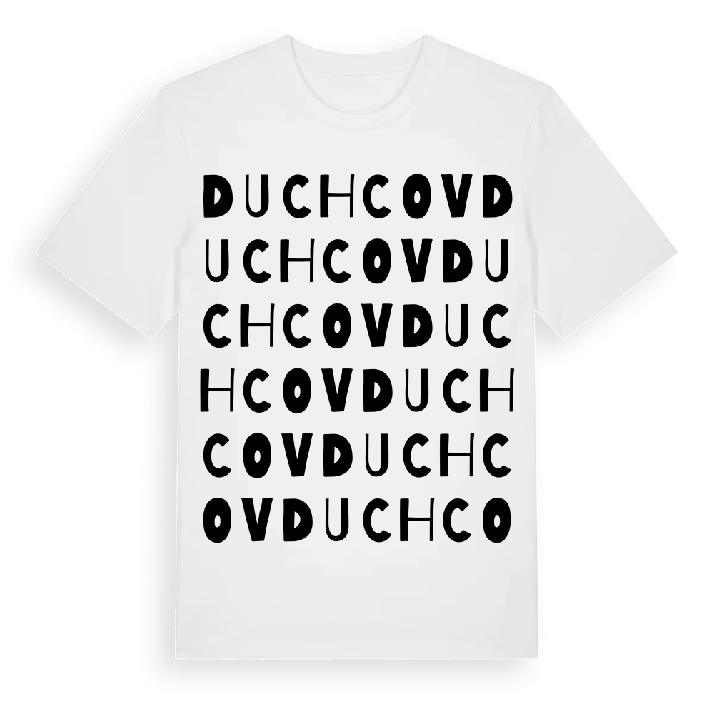 Duchcov ordlek t-shirt – White, i miljö