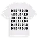 Dudar ordlek t-shirt