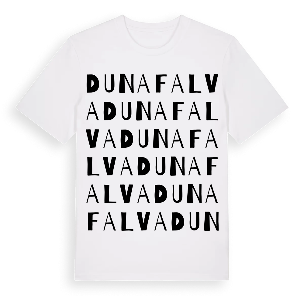 Dunafalva ordlek t-shirt – White, i miljö