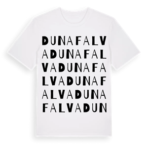 Dunafalva ordlek t-shirt – ekologisk bomull t-shirt från Pinshirt