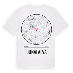 Dunafalva t-shirt – ekologisk bomull t-shirt från Pinshirt