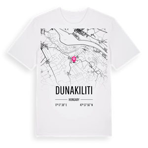 Dunakiliti karta t-shirt – ekologisk bomull t-shirt från Pinshirt