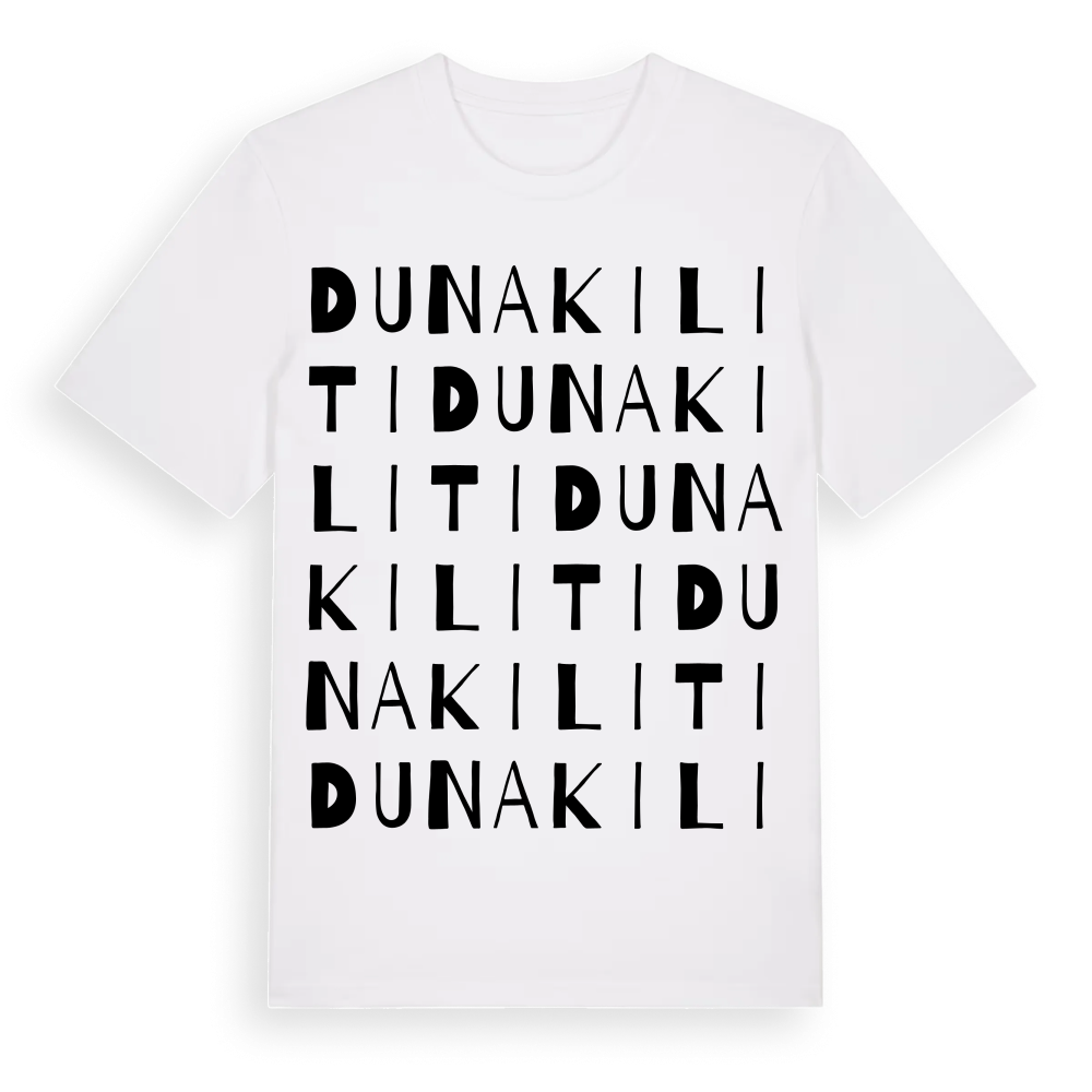 Dunakiliti ordlek t-shirt – White, i miljö