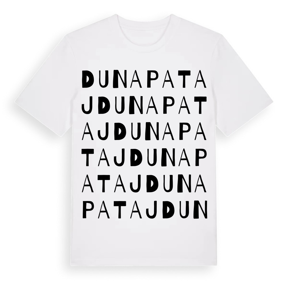 Dunapataj ordlek t-shirt – White, i miljö