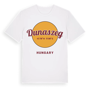 Dunaszeg cirkel t-shirt – ekologisk bomull t-shirt från Pinshirt