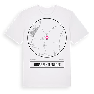 Dunaszentbenedek t-shirt – ekologisk bomull t-shirt från Pinshirt