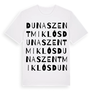 Dunaszentmiklós ordlek t-shirt – ekologisk bomull t-shirt från Pinshirt
