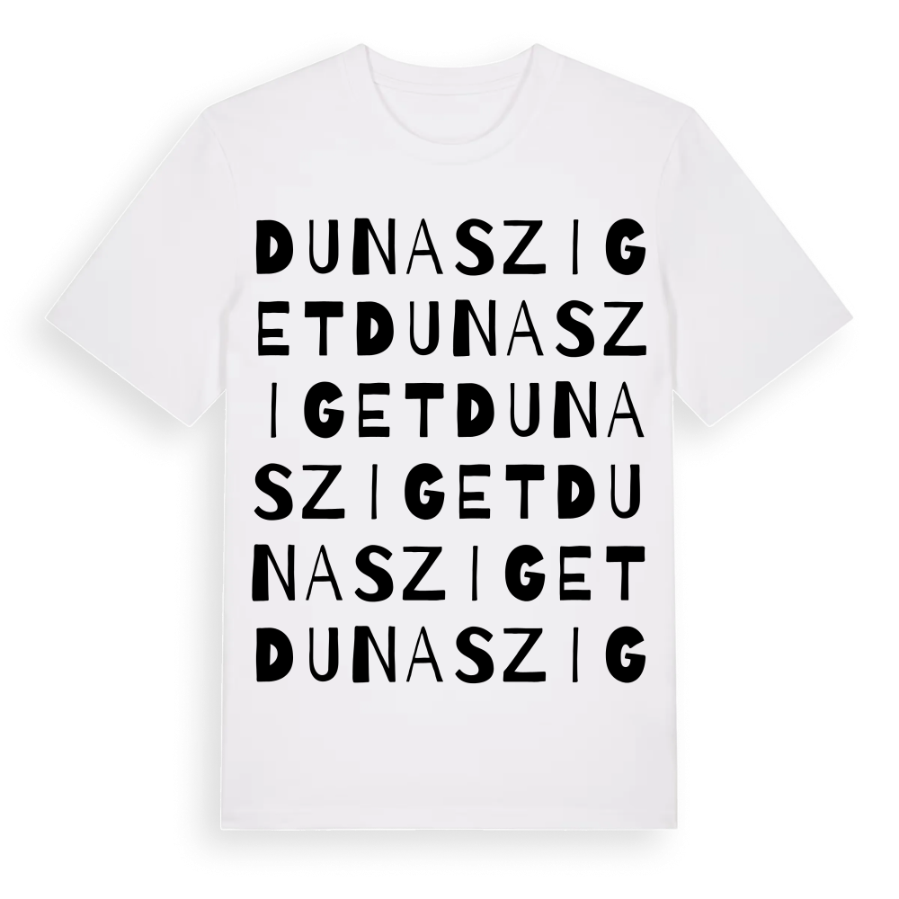 Dunasziget ordlek t-shirt – White, i miljö