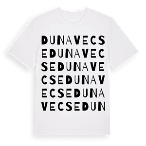 Dunavecse ordlek t-shirt – ekologisk bomull t-shirt från Pinshirt
