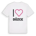 Jag älskar Düzce t-shirt stort tryck