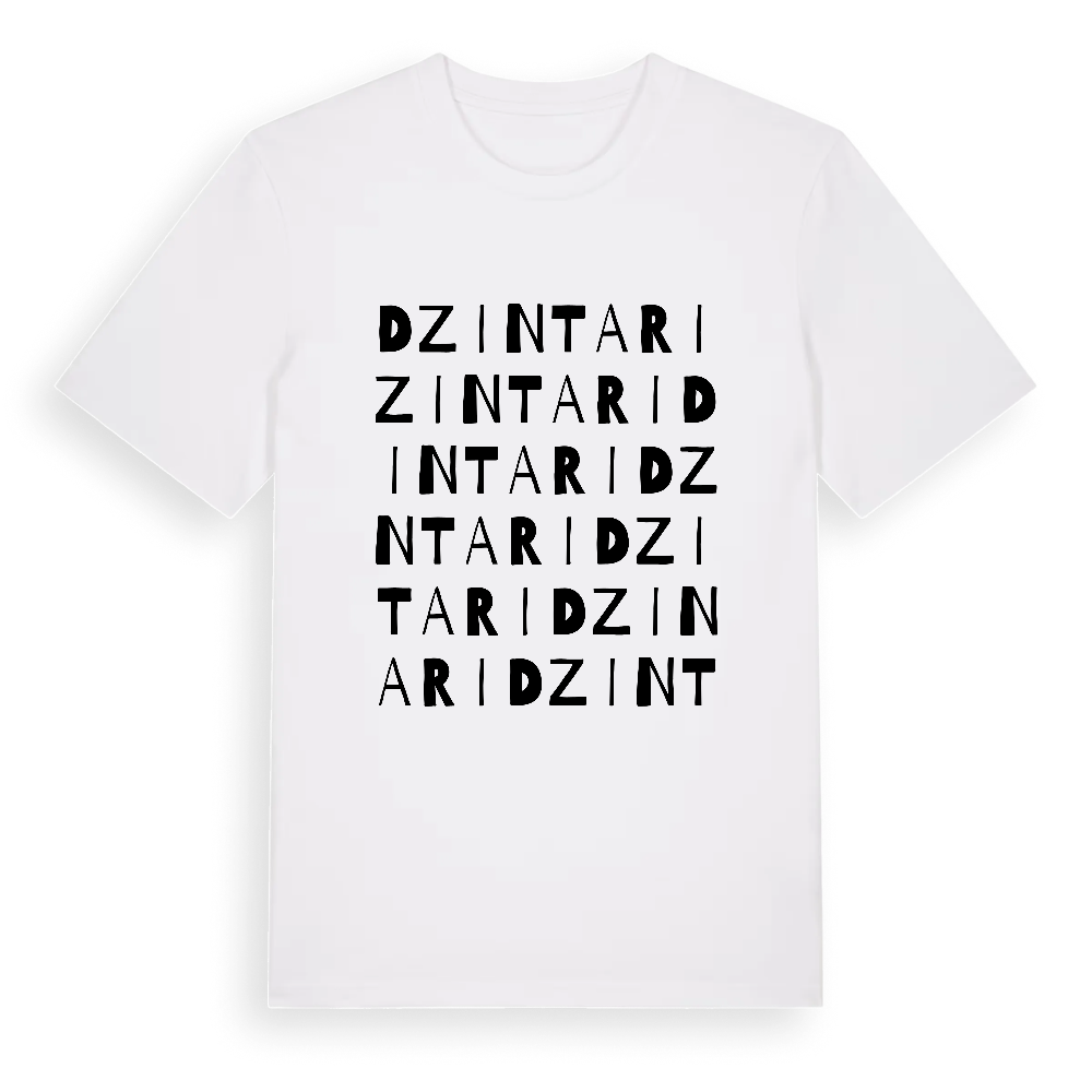 Dzintari ordlek t-shirt – White, i miljö