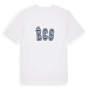 Écs college t-shirt – ekologisk bomull t-shirt från Pinshirt