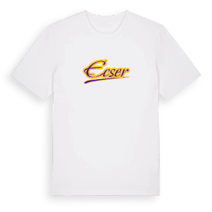 Ecser baseball t-shirt – ekologisk bomull t-shirt från Pinshirt