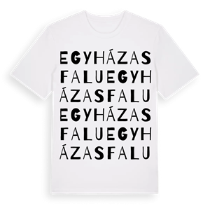 Egyházasfalu ordlek t-shirt – ekologisk bomull t-shirt från Pinshirt