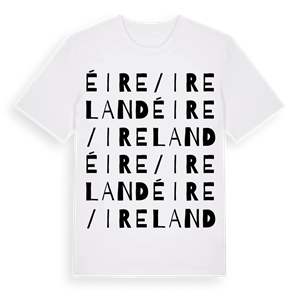 Éire / Ireland ordlek t-shirt – ekologisk bomull t-shirt från Pinshirt
