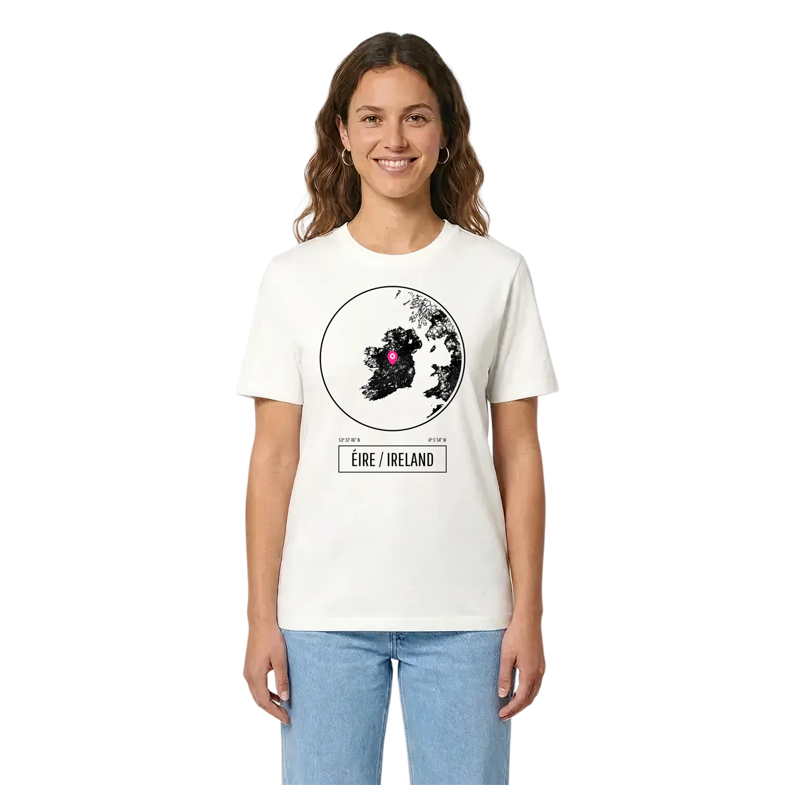 Éire / Ireland t-shirt – White, i miljö