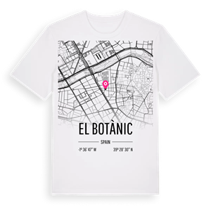 el Botànic karta t-shirt – ekologisk bomull t-shirt från Pinshirt