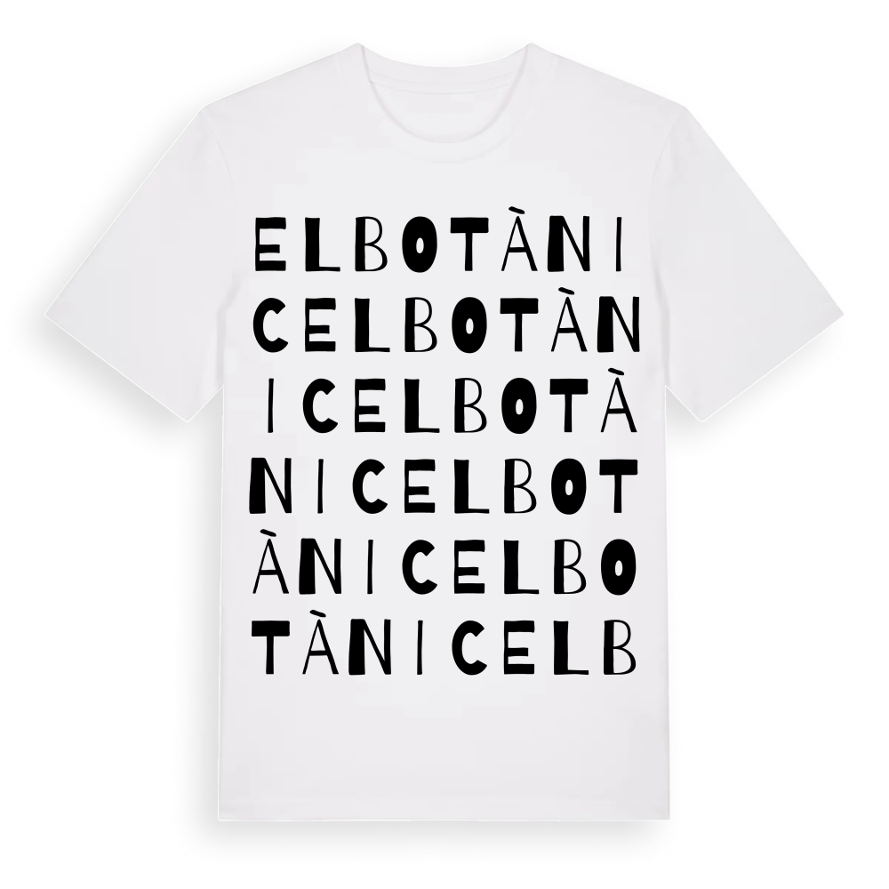 el Botànic ordlek t-shirt – White, i miljö